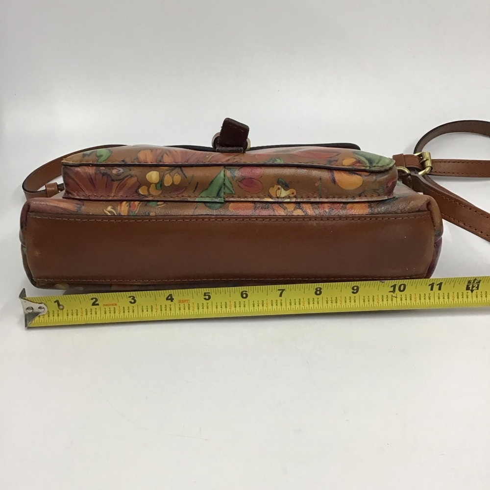 Patricia Nash Avellino Floral Leather Crossbody Purse Handbag - Picture 7 of 16